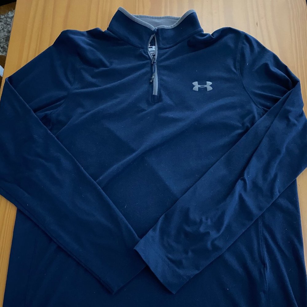 UNDER ARMOUR COLD GEAR LOOSE FIT L/S 1/4 ZIP